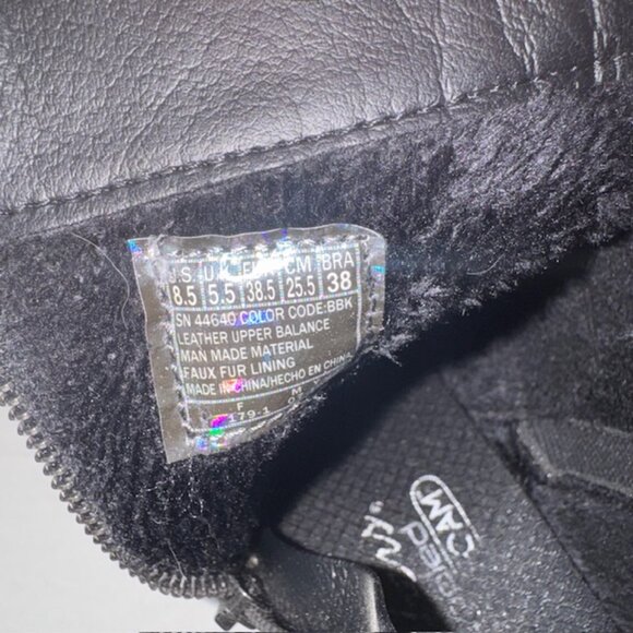 Skechers Women's Taxi Single Lady Boot Size 8.5 Black leather Block Heel Shoe - Picture 9 of 10